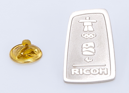 Ricoh Pin's Ricoh argenté 