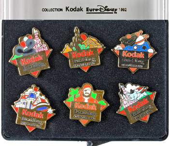 Kodak Pin's Collection Kodak Euro Disney