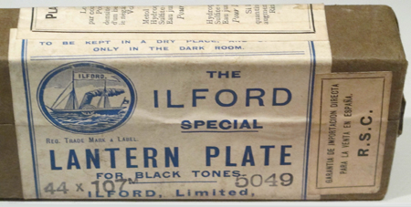 Ilford The Ilford special Lantern Plate for black tones
