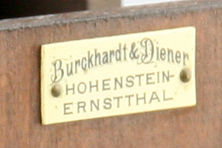 Burckhardt und Diener Chambre
