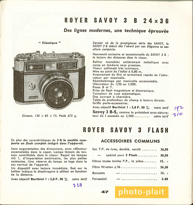Royer Savoy 3B S