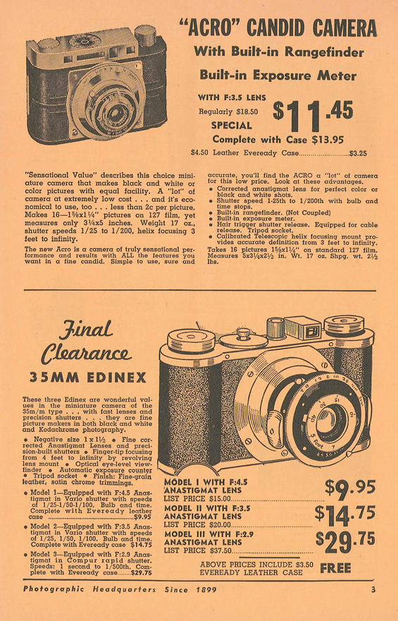 Central Camera Co 1941