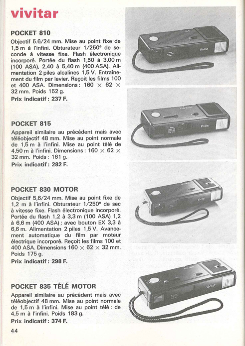 Vivitar Pocket 835 Tele AW
