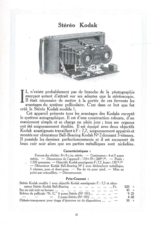 Kodak Stéréo Kodak Model 1