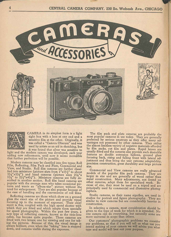 Central Camera Co 1936