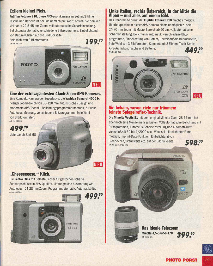 Fujifilm Fotonex 310 ix zoom MRC
