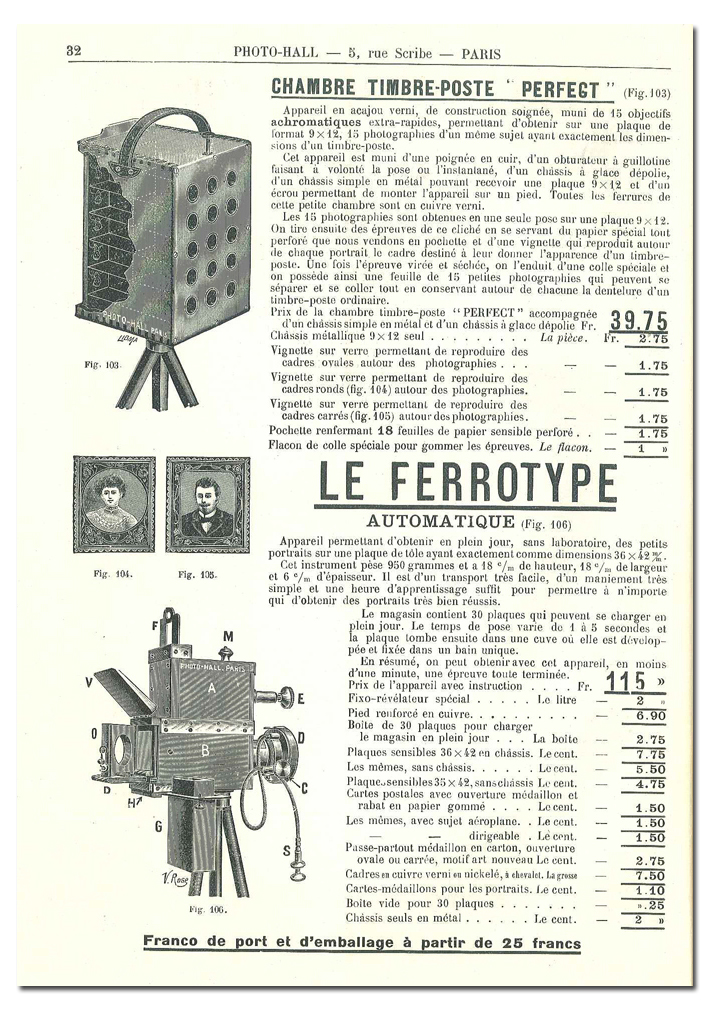 Photo-Hall Ferrotype Automatique