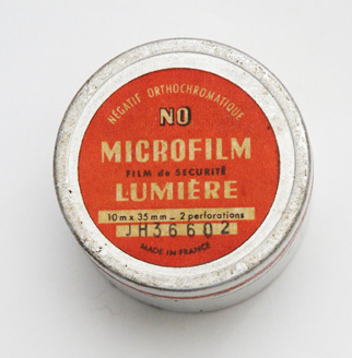 Lumière Microfilm  négatif orthochromatique