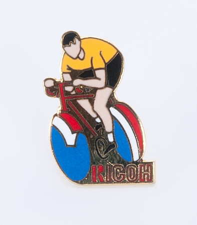 Ricoh Broche coureur cycliste
