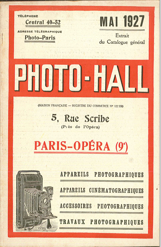 Photo-Hall 1927 mai