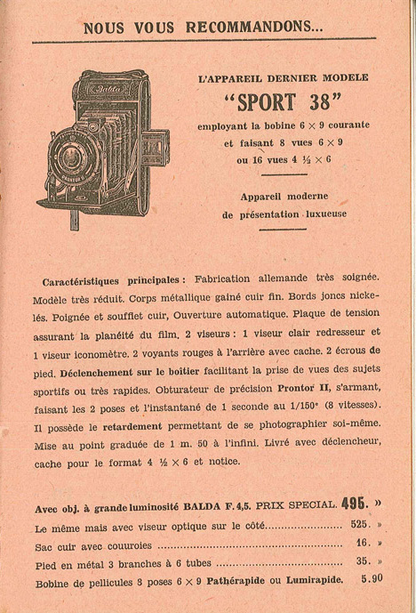 Photo-Sport 1938