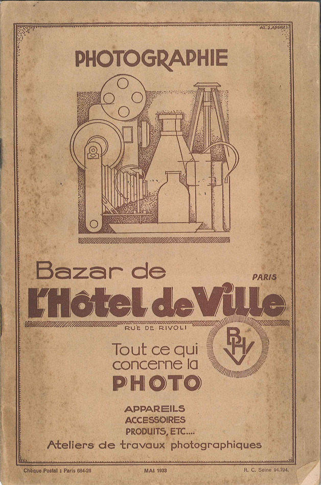 Bazar Hotel de Ville 1933 mai